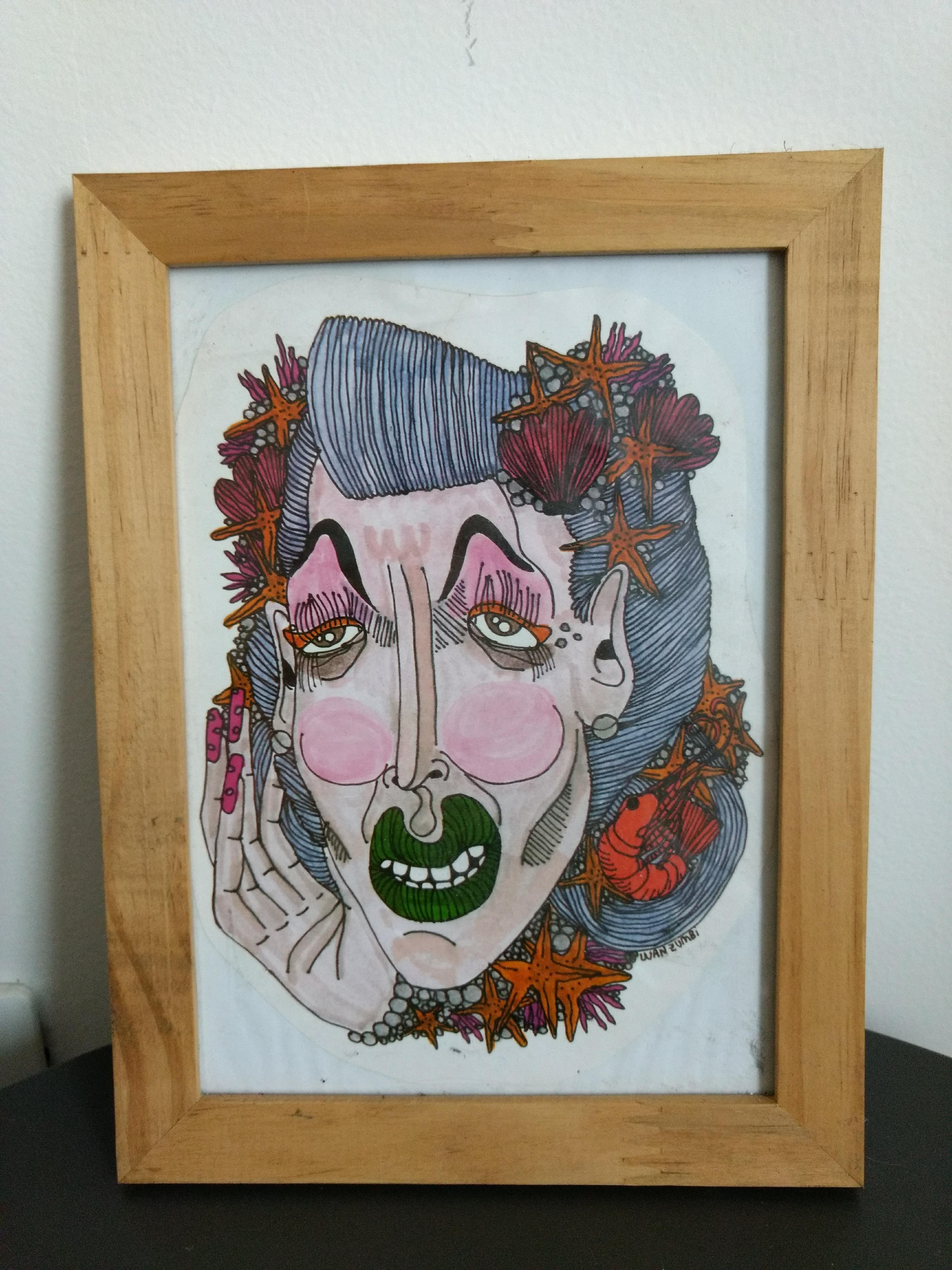 Quadro pequeno Luan Zumbi